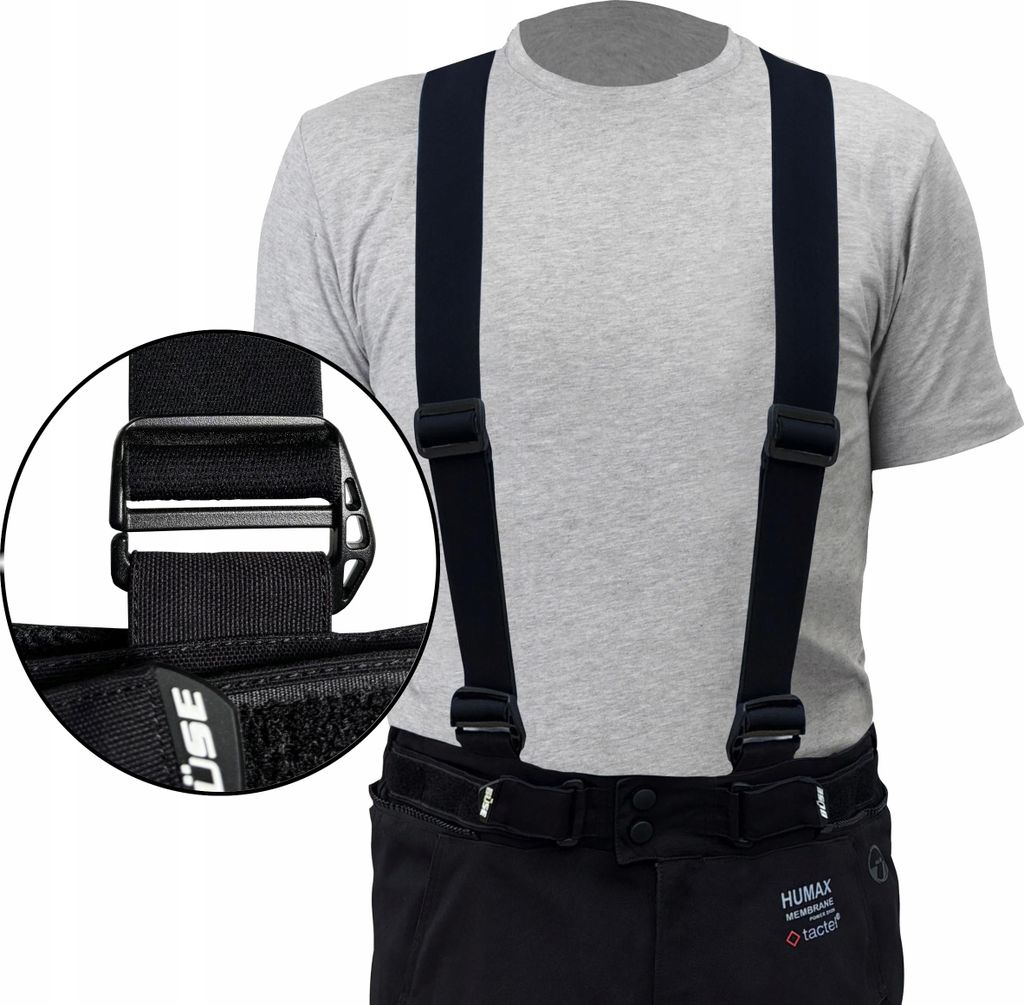 Bretelle Büse con gancio, nero, XL Immagine del prodotto 