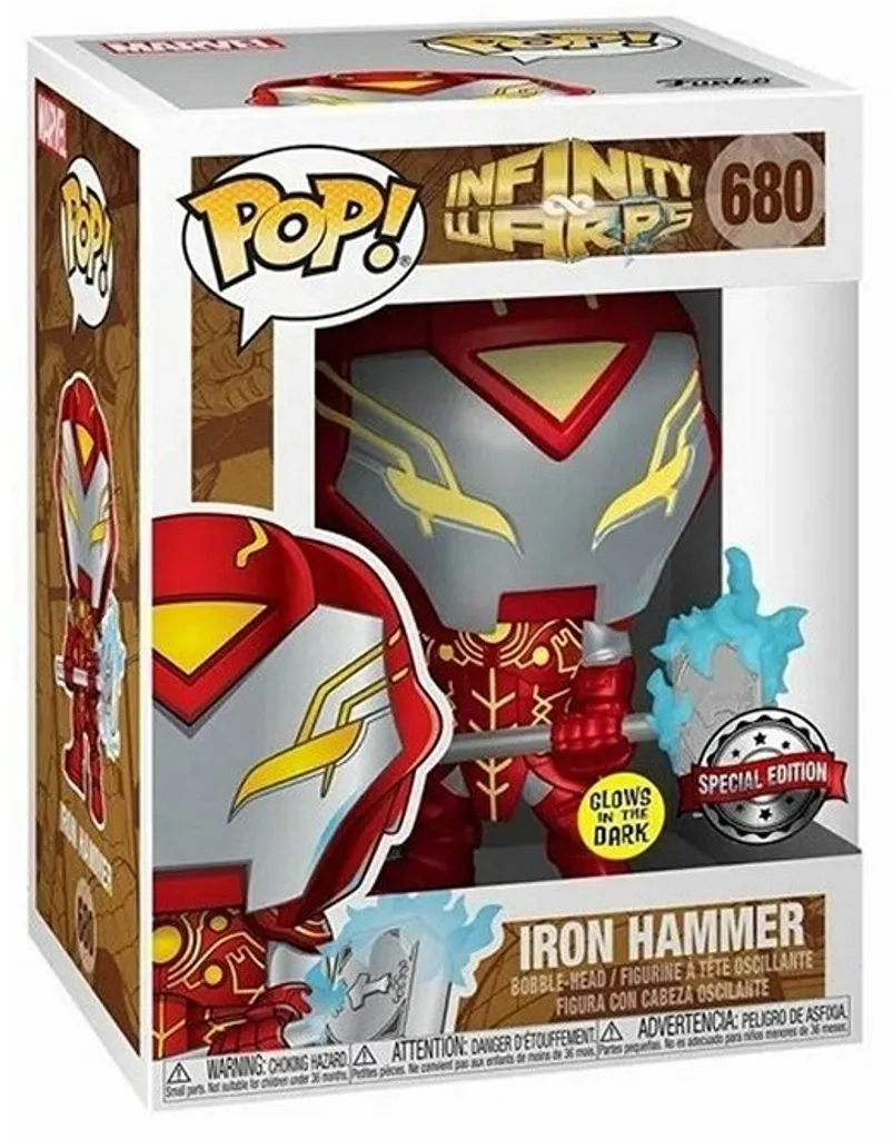 Pop Marteau de Fer 680 Glows Infinity Warps : La Pièce Rare Introuvable - 2