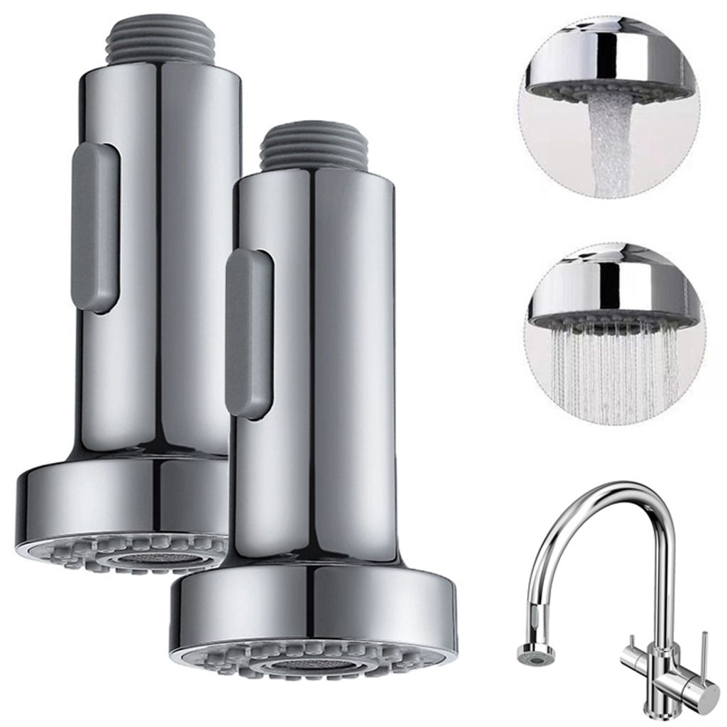 CWEROM Brausekopf Küchenarmatur - Ausziehbarer Wasserhahn Aufsatz 2 Modi