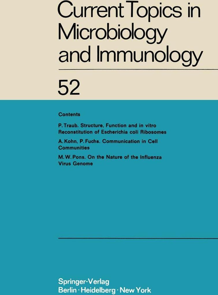 Current Topics in Microbiology and Immunology
