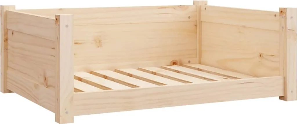 Letto Ortopedico in Legno per Cani 75,5x55,5 cm vidaXL | Base Robusta