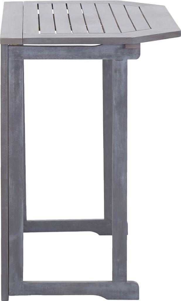 vidaXL Klappbarer Balkontisch 90 x 50 x 74 cm Massivholz Produktbild 