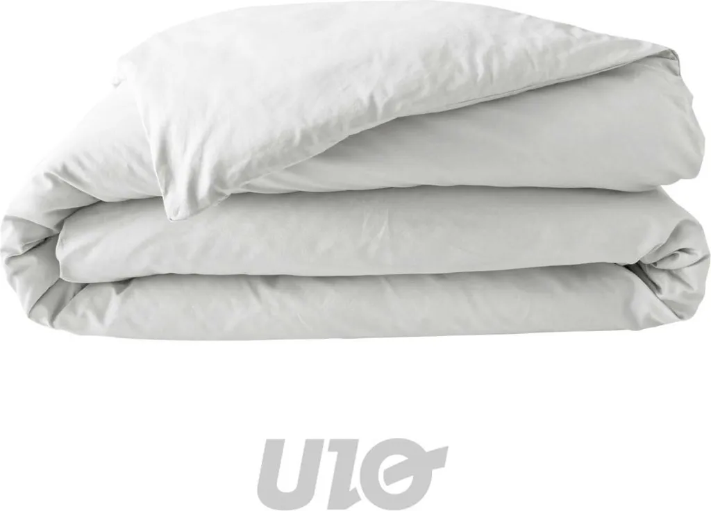 Housse de couette Douceur d'Intérieur Percale de Coton 260x240 cm Blanc - 3