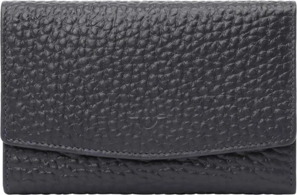 Porte-monnaie Femme VOi Aida en Cuir Souple Bleu Marine avec Fermeture