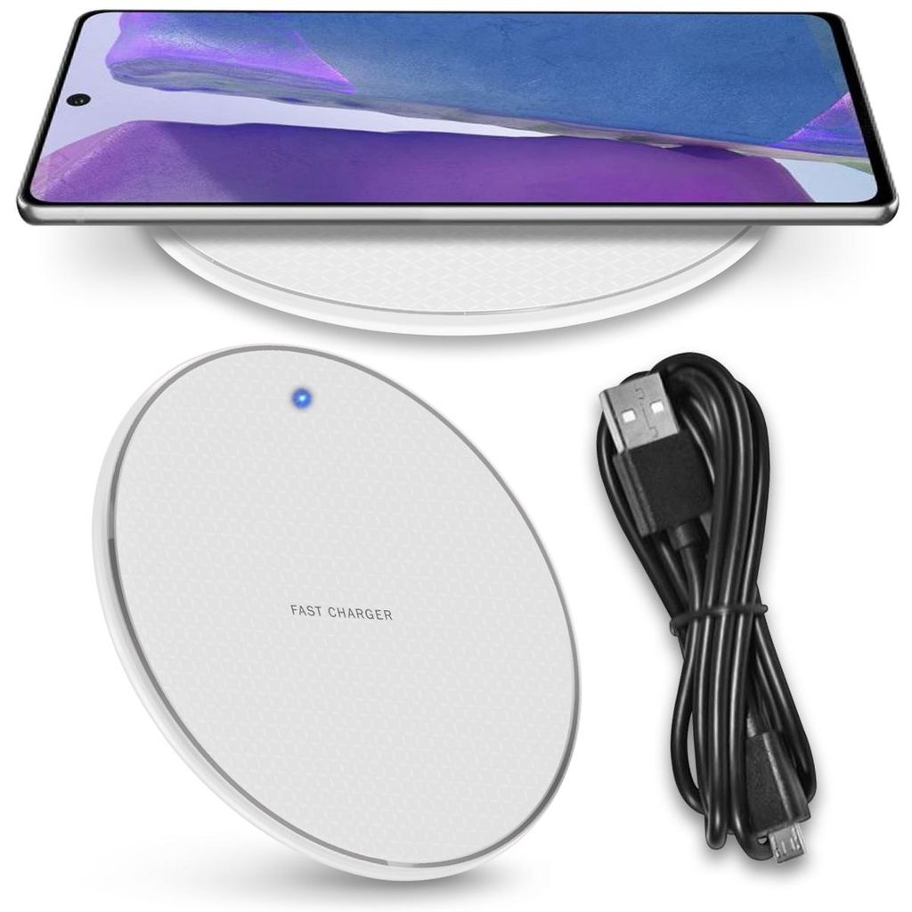 QI Kabelloses Schnell Ladegerät für Samsung Galaxy Note 20 10 Wireless Laden 15W