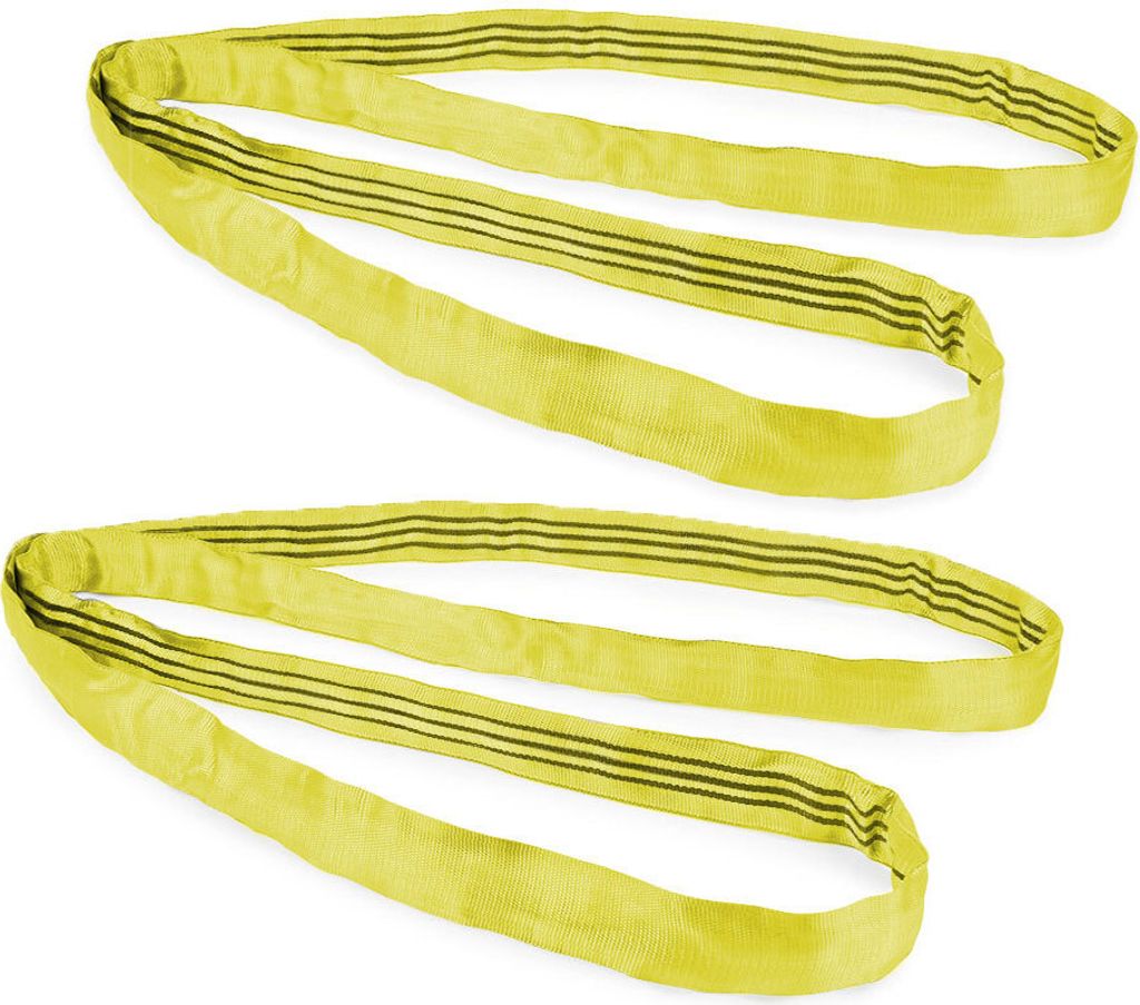 Schlaufengurte 100 cm, 2 Stück, gelb