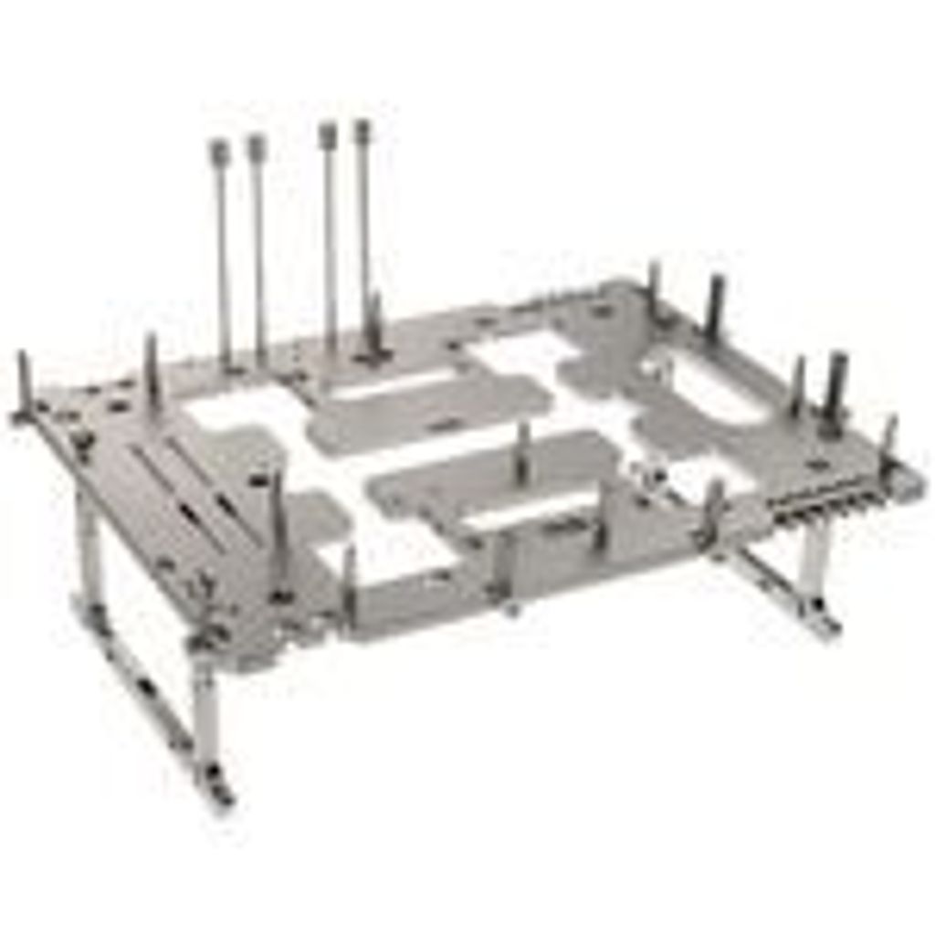 Streacom BC1 V2, offen, PC, Titan, XL-ATX, EATX, Mini-ATX, micro ATX, Mini-ITX, Aluminium, Edelstahl, 32 cm