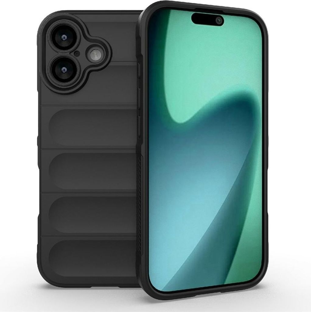 iPhone 17 Hülle - Coverup Hands-On Rugged Back Cover - Schwarz