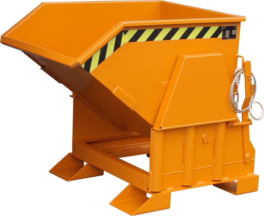 Bauer Kippbehälter BK 50, lackiert, Gelborange