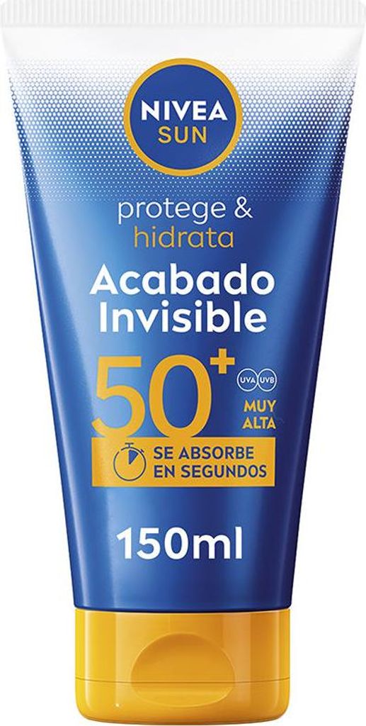 Nivea Sun Protege y Hidrata Loción Solar Acabado Invisible Spf50 150ml
