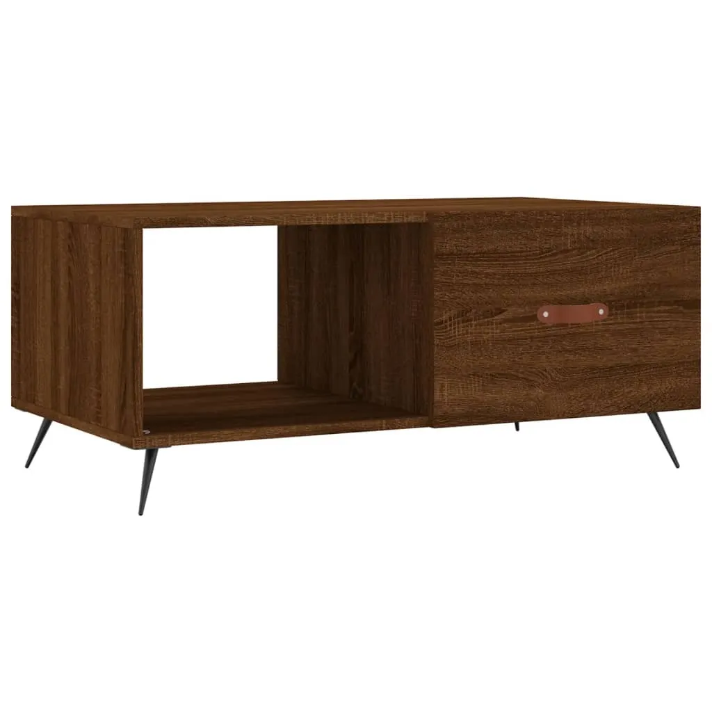 Tavolino da Salotto Rovere Marrone 90x50x40cm | Arredo Moderno SYFAX