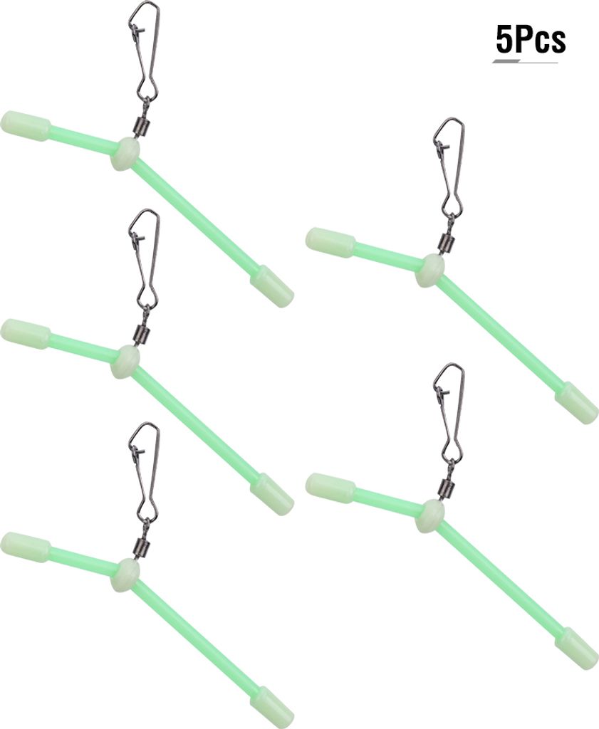 5pcs Langlebige kleine PVC -Fischereirohrverbinder Fisher Tackle Accessoire 7 cm