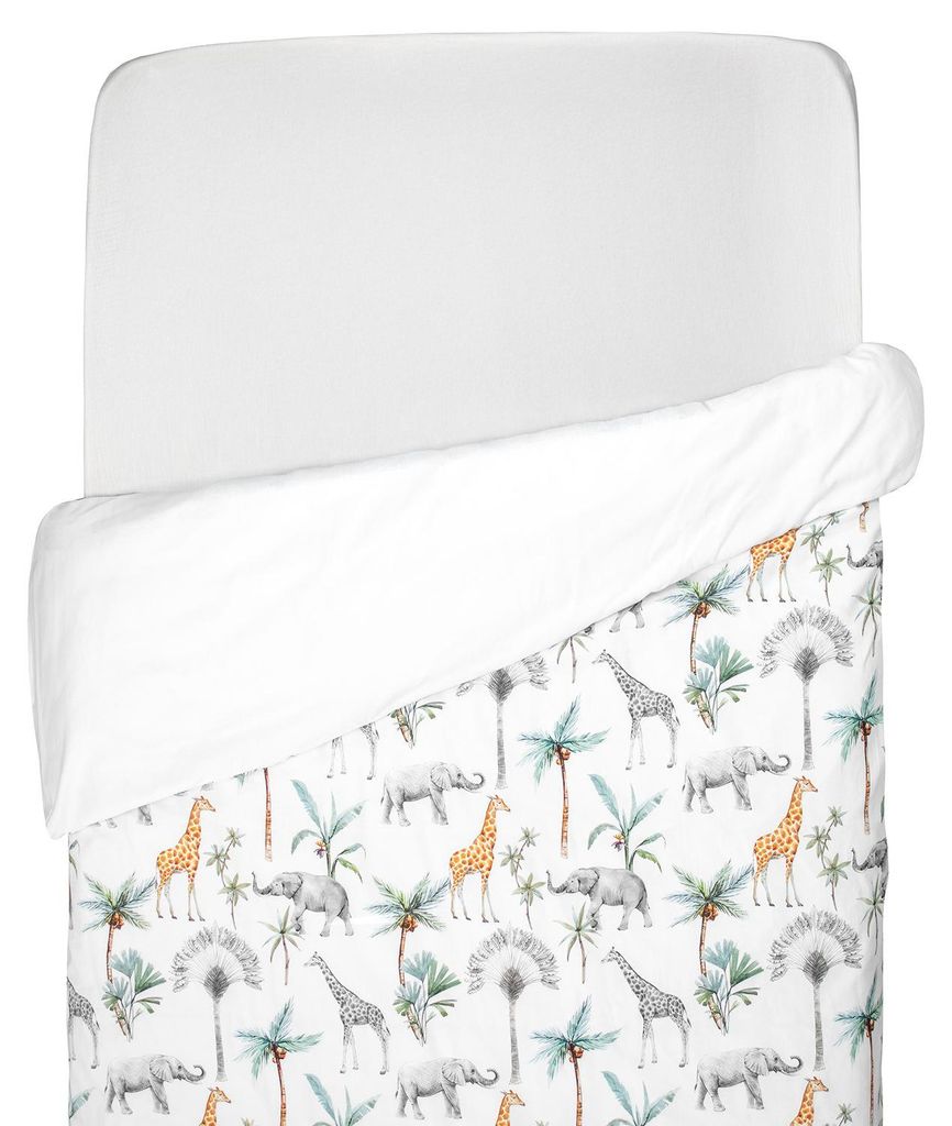 Bettbezug Safari - 140x150 cm - Graugrün | by SEVIRA KIDS