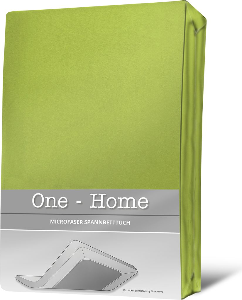 Spannbettlaken grün 140x200 cm - 160x200 cm Microfaser Spannbetttuch