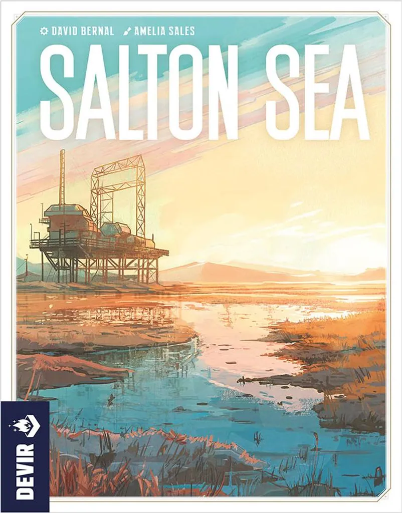 Salton Sea Devir Jeu de Société avec Mécaniques de Gestion Experte