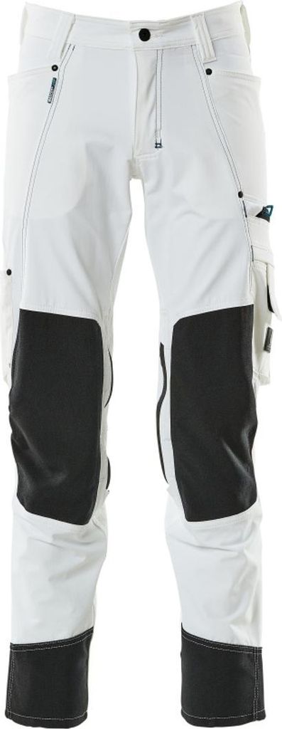 Mascot Bundhose ADVANCED wasserabweisend mit Knietaschen 17179, Gr. 46 weiß