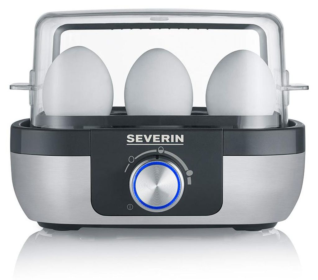 Severin EK 3169, 6 eieren, Roestvrij staal, 0,7 m, Zwart, Productafbeelding 