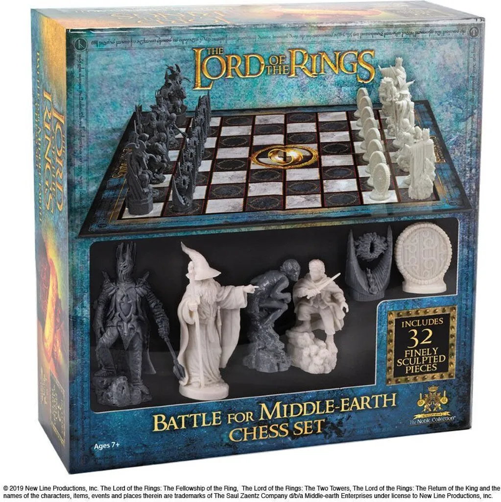Sortez des écrans avec le Jeu d'échecs Seigneur des Anneaux interactif