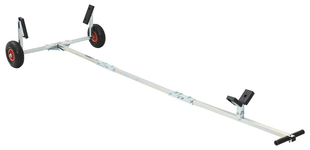 vidaXL Verstellbarer Bootstrailer mit Luftreifen 200 kg Produktbild 