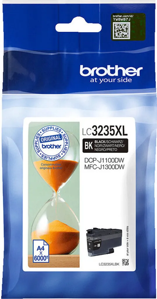 Brother LC3235XLBK - Hohe Ergiebigkeit - Schwarz - Original - Tintenpatrone (LC3235XLBK)