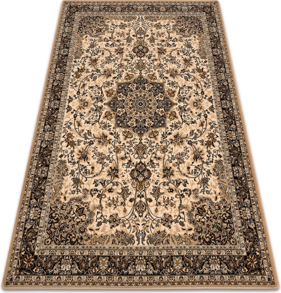 Wollteppich POLONIA KORDOBA sepia (2) braun 300x400 cm