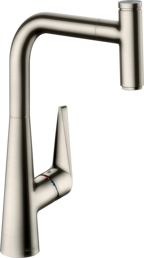 hansgrohe Einhebel-Küchenmischer 300 SELECT S TALIS DN 15, mit Ausziehauslauf Edelstahl-Optik