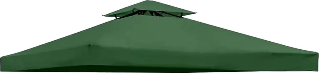 Toile de rechange pour pavillon en polycoton vert haute protection UV
