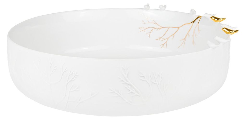 Räder PG Goldvogel Schale Vogel schwarm groß D.35,5cm, Zdjęcie produktu 