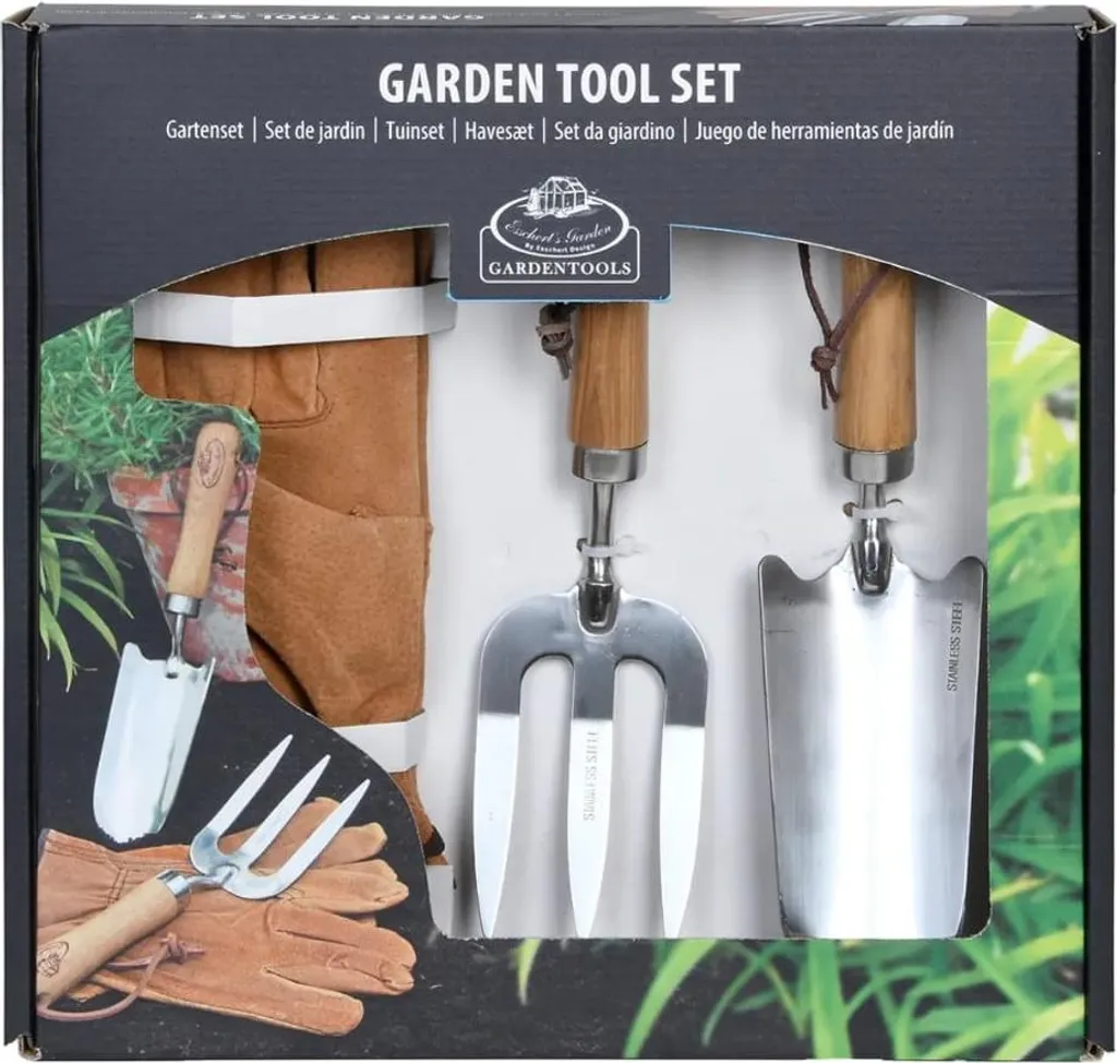 Set de jardin pour balcon et terrasse Esschert Design GT41 en inox S