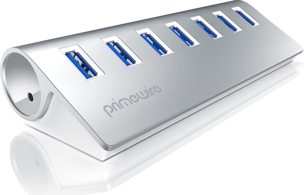 Primewire USB 3.2 Gen1 Super Speed 7-Port Hub incl. Image du produit 