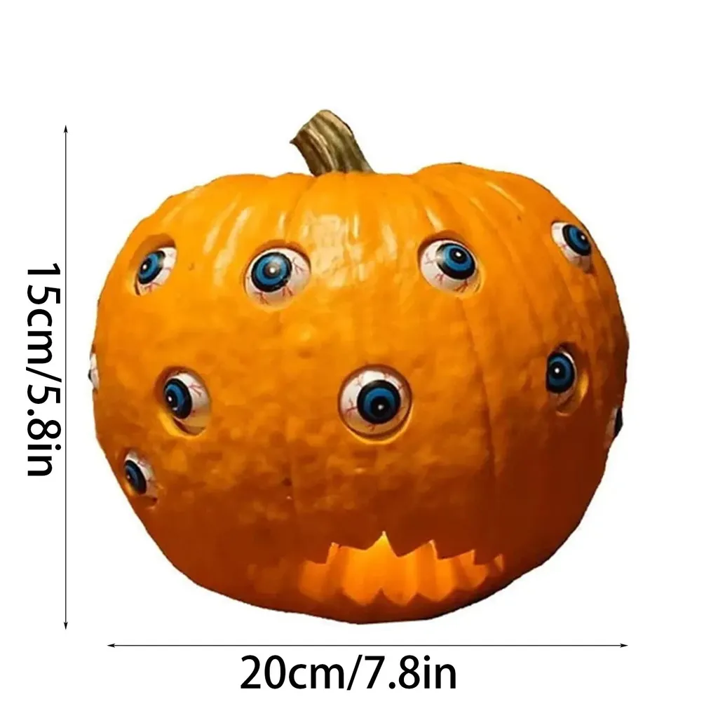 Citrouille effrayante d'Halloween pour centre de table et déco de soirée - 2