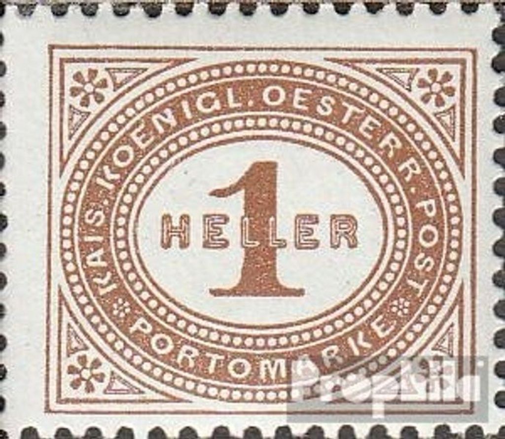Briefmarken Österreich 1900 Mi P22 postfrisch Portomarken