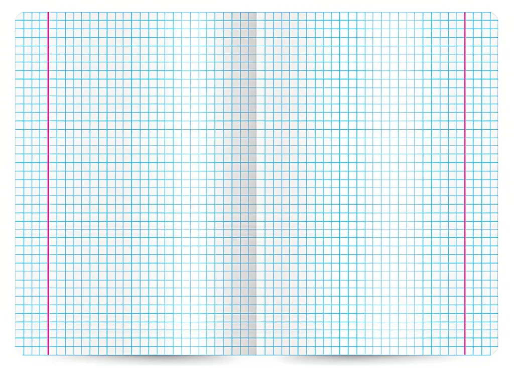 Interdruk Lot de 10 Cahiers A5 60 Pages Quadrillées 70g Papier Kraft - 2