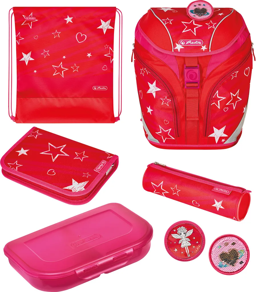Zaino Scuola Herlitz SoftLight Plus Stars & Stripes 50037575 Ergonomico