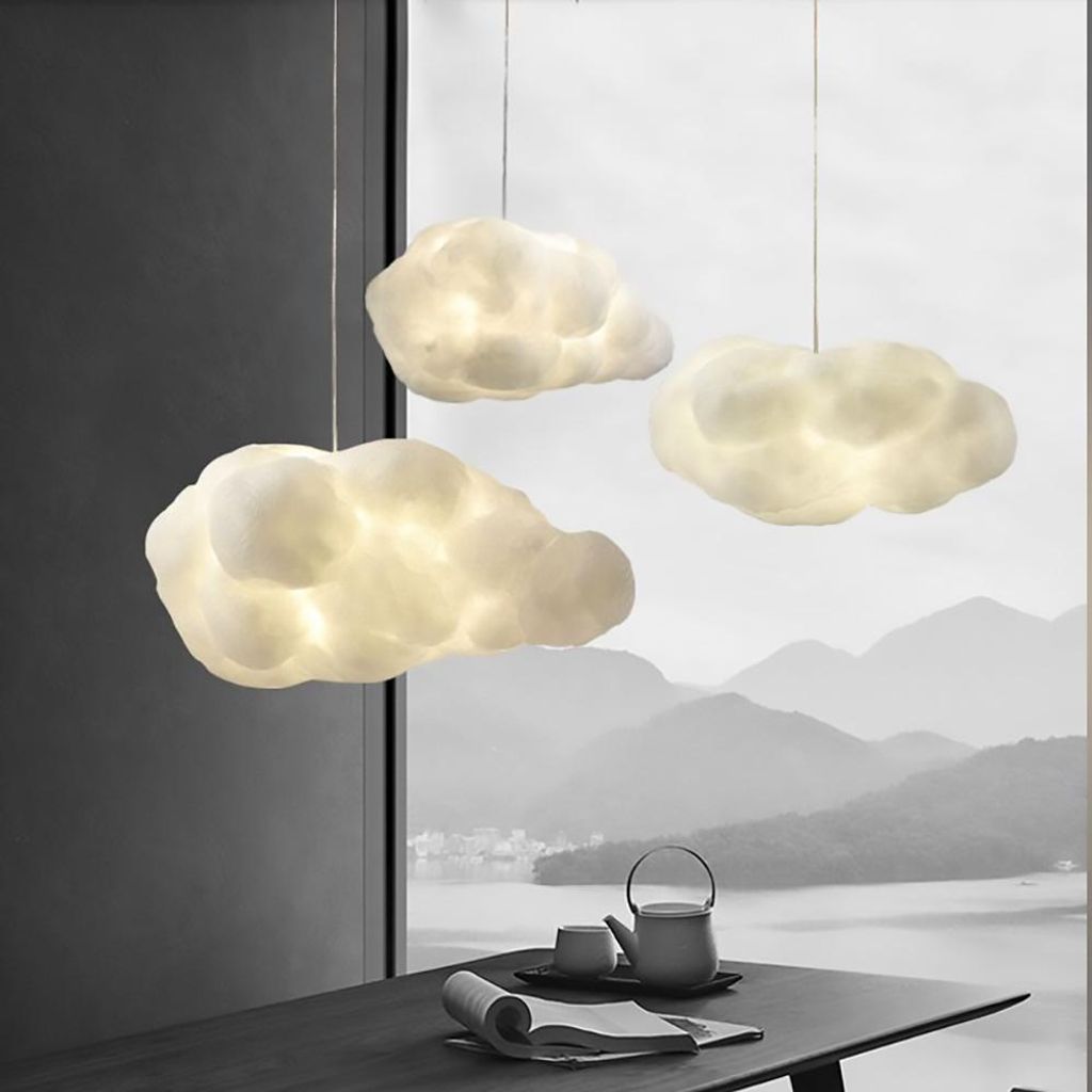 Gewerbliche Beleuchtung Lampe Hängelampe Wolkenlampe Deko-Leuchte für Restaurant, Showroom, Hotel, Schaufenster, Ausstellung 90cm /YDDD9/