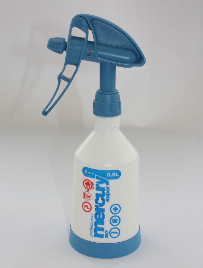 Sprühflasche 360° blau 0,5L KWAZAR Mercury