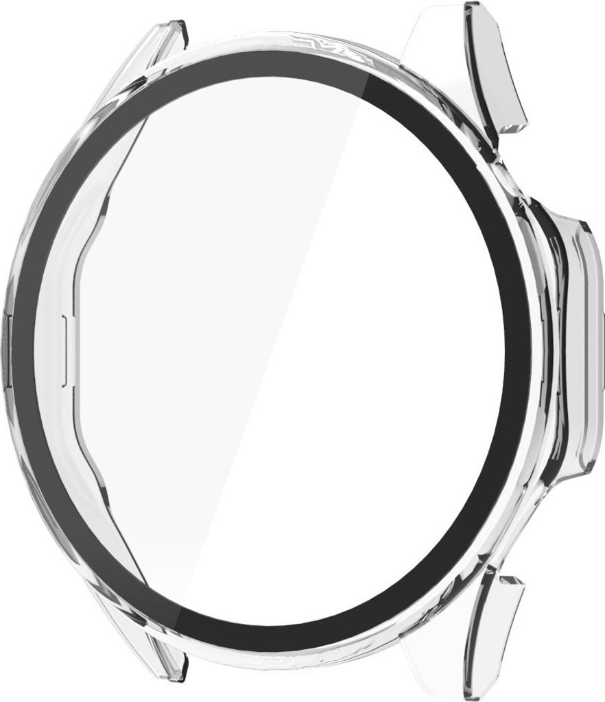 INF Huawei GT4 41MM Gehäuse mit gehärtetem Glas Schwarz Transparent