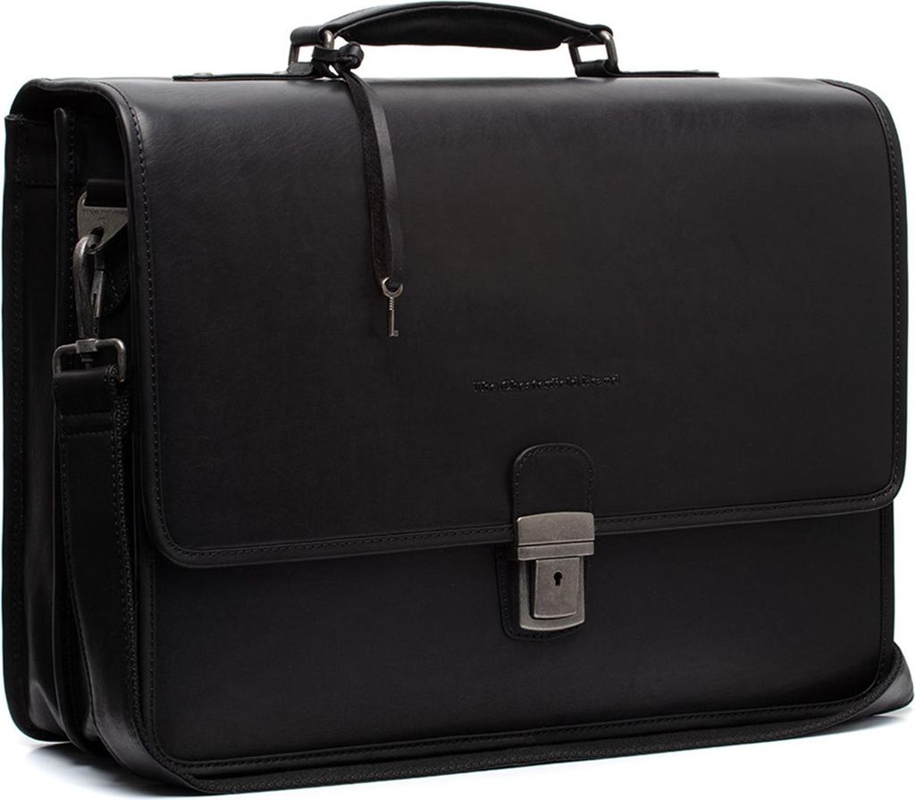The Chesterfield Brand Businesstasche Laptoptasche mit Laptopfach Glenwood Laptopbag Black schwarz