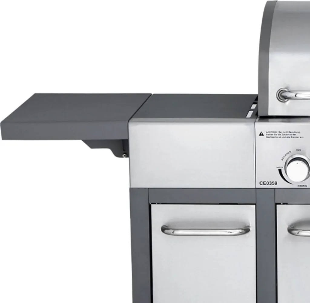 Plus de place pour cuisiner : Tables latérales ALL GRILL Major 100399
