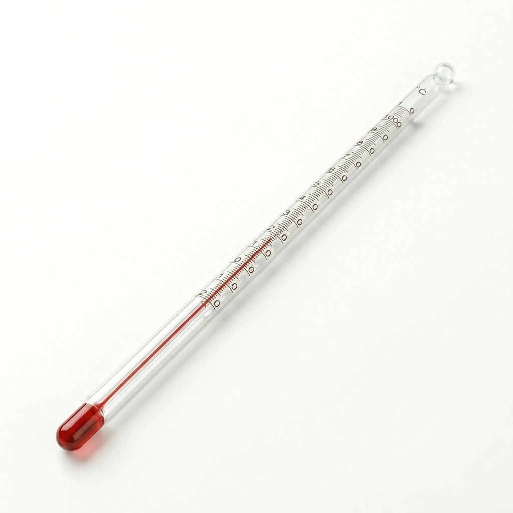 Kochthermometer Glas Thermometer -20 bis 110°C 30cm zum Einkochen Wasserthermometer Glasthermometer Allgebrauchsthermometer auch zum Kochen