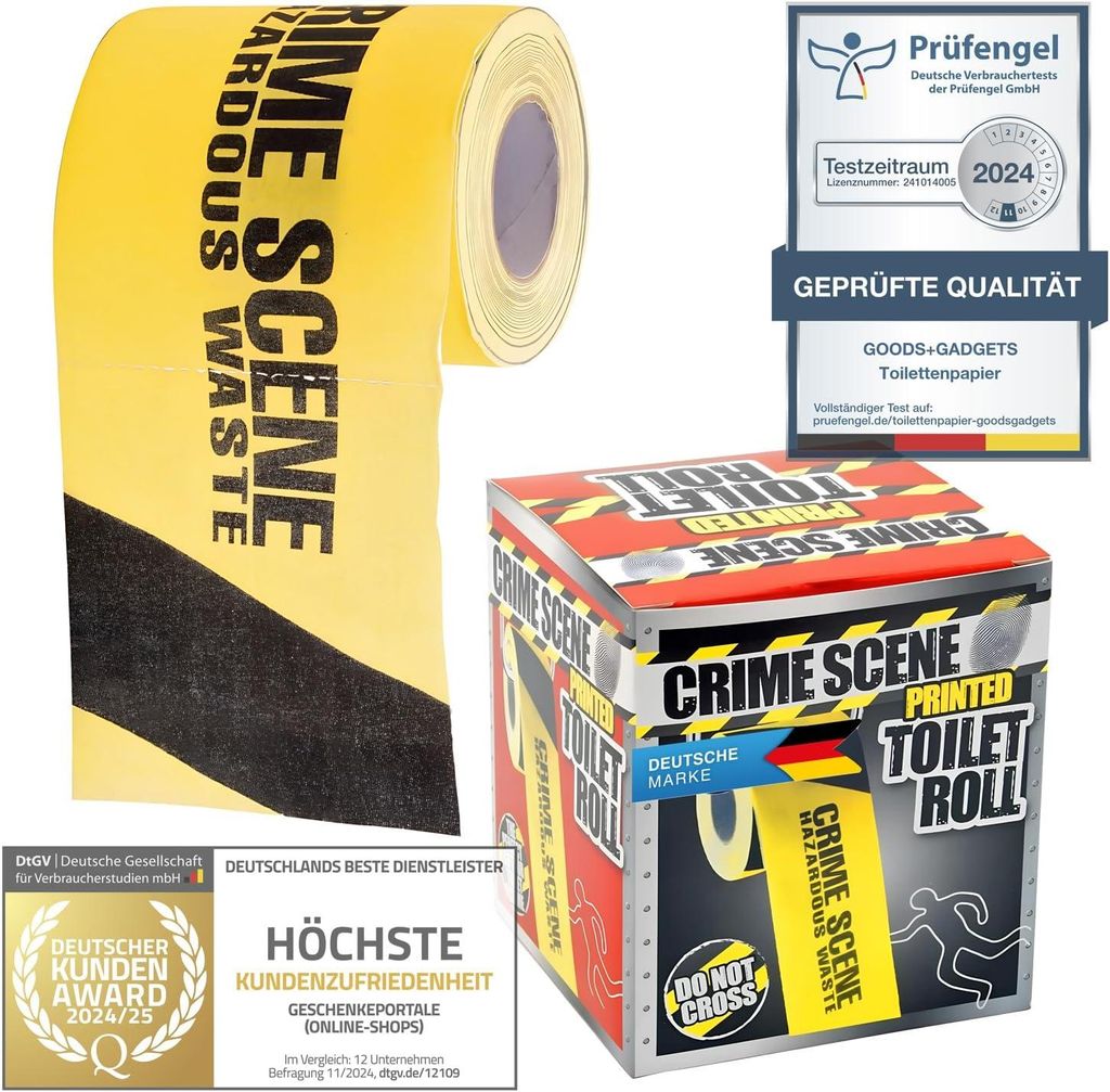 "Crime Szene" klopapier | 11-lagig & 200 Blatt Produktbild 