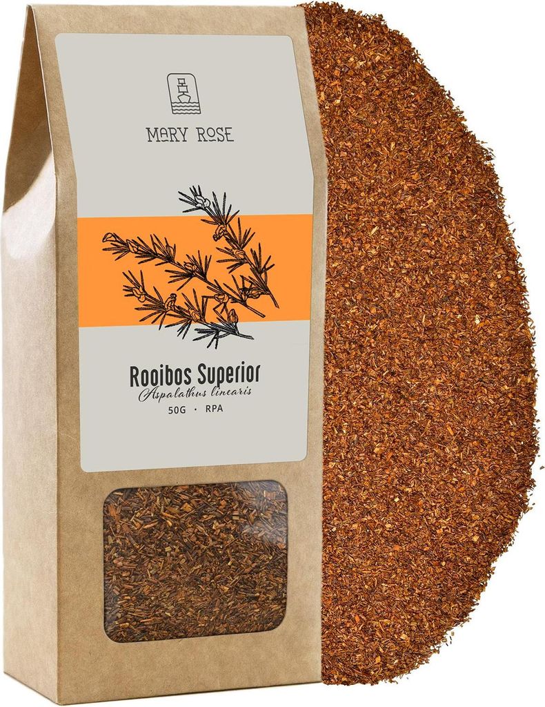 Mary Rose - Rooibos Tee Superior 50g - 100% Natur, Produktbild 