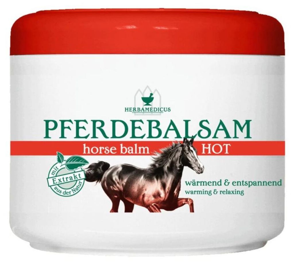 Horse Balm Hot Herbamedicus 500ml Zahrieva a uvoľňuje. Obrázok produktu 