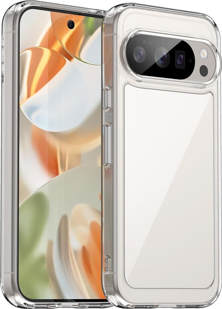 Für Google Pixel 10 / 10 Pro Colorful Series TPU Acryl Schutz Hülle Transparent