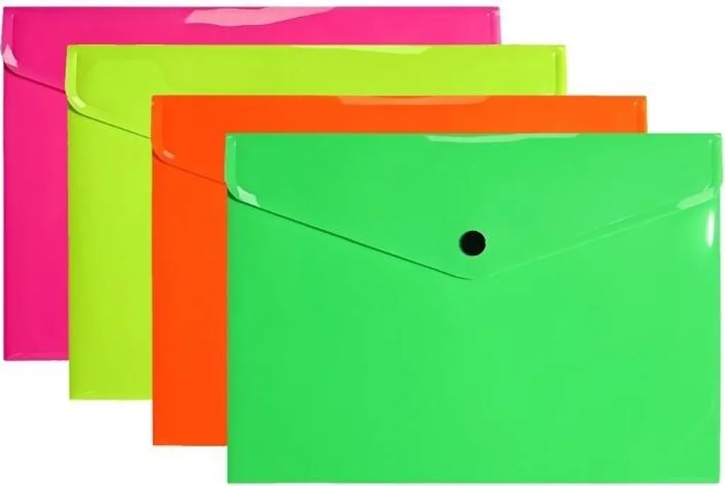 Cartella per buste A5 PP neon (10 pz)