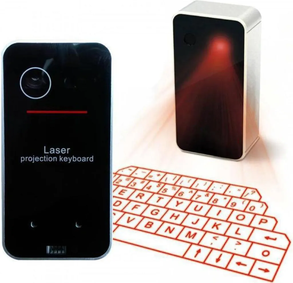 Clavier laser sans fil noir projection virtuelle Bluetooth pour tablette - 3