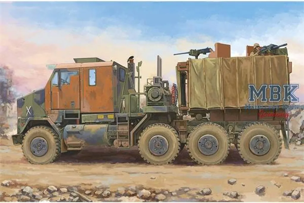 Modèle Réduit M1070 Gun Truck 1:35 Hobby Boss 85525 Détails Réels