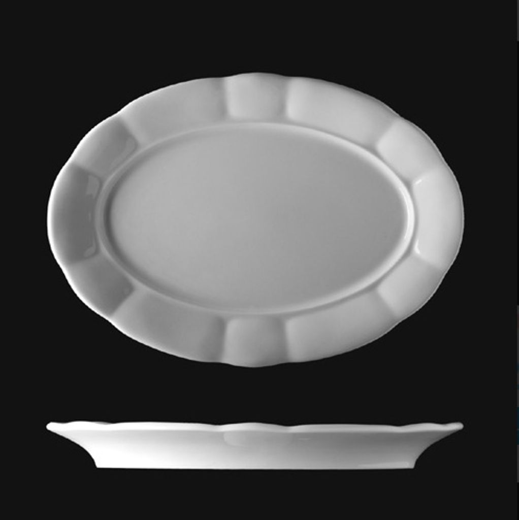 Ovale Schale 32 cm, Tschechisches Porzellan, Benedikt, G. Produktbild 