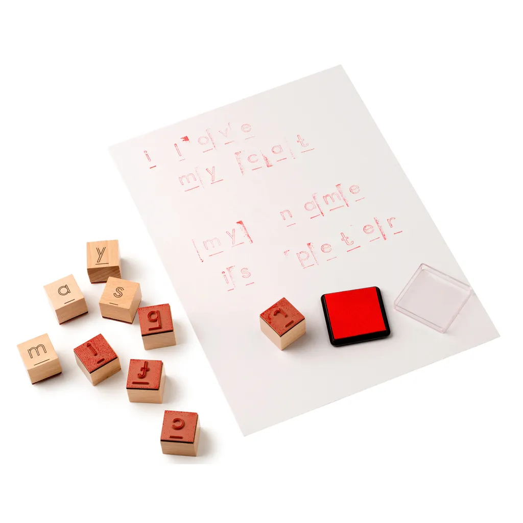 Apprendre à écrire sans frustration grâce aux tampons alphabet EDUPLAY