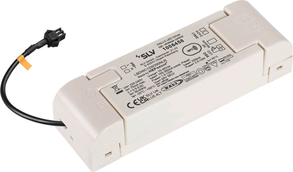 SLV 1006458 LED-Treiber, 12W, 250mA, mit Funkschnittstelle für NUMINOS, DALI